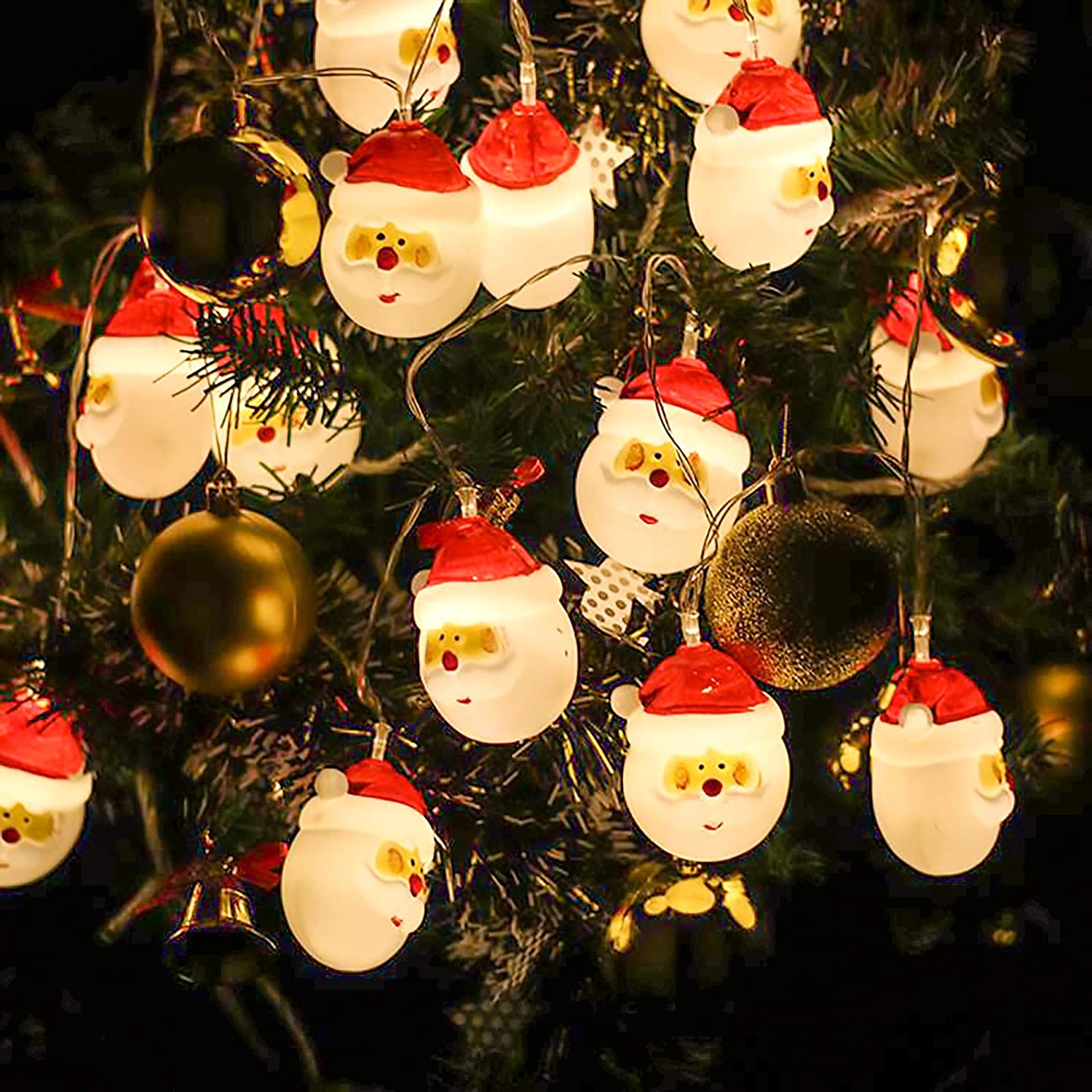 Chriatmas LED Santa Claus String Fairy Lights Xmas Party Home Garden Decor HOT